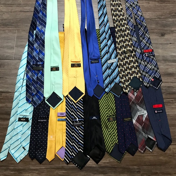 Bundle of 16 Silk Ties - Picture 2 of 2